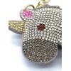 Unicorn Bling Unicorn Diamond Women Keychain Glitter Gray Tassel Charm