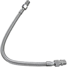 THOUDONER compressor Jumper Hose，20" Length Industrial Grade Compressor Jumper hose 450 PSI &750°F With Two 1/2" Male Adapters.