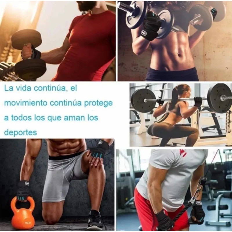 Guantes Gym Tacticos Pesas Crossfit Gimnasio Mujer Hombre