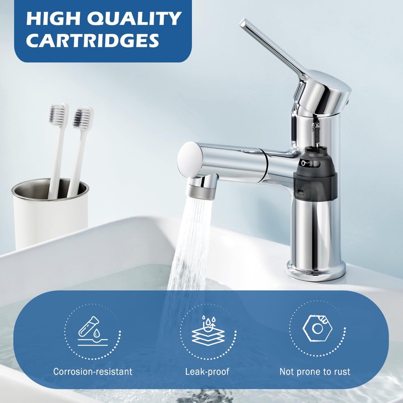 1255 Replacement Cartridge Compatible for Moen 1255 Single Handle Faucets