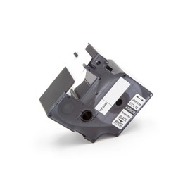 vhbw Label Tape Cassette Compatible with Dymo Rhino 6000, 5000, 5200, 4200, 3000, 1000 Label Printer 24mm Black on White, Vinyl