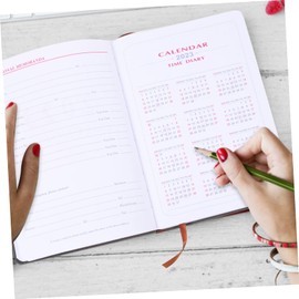OSALADI Soft Cover Date Notepad Efficient Daily Plan Pad Work Schedule Calendar for Work Study for Family Friends