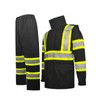 Hi-Vis Reflective Safety Rain Jacket and Pants for Men Women