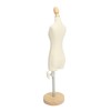 Dress Form Female Mannequin Torso Mini Dress Model with Wooden