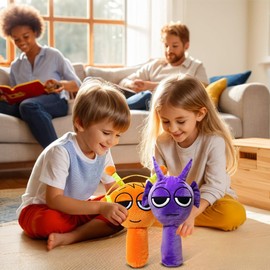 S-prunki Plush Animal, 9.8 Inch Funny S-Prunki Plushies for Gaming Fans, Christmas, Birthday, Birthday for 4 5 6 7 8 9 10+ Years Old Stocking Filler, Super Soft Collectable Plush Toy (Purple)