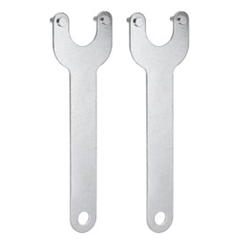 QUARKZMAN Angle Grinder Wrench 30 mm Centre 2 mm Thick Metal Locking Nut Replacement Key Tensioner Pack of 2
