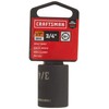 CRAFTSMAN Shallow Impact Socket, SAE, 1/2-Inch Drive, 3/4-Inch (CMMT15854)
