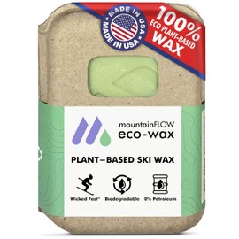 MountainFLOW Plant Derived Biodegradable Petroleum Free Ski Snowboard Hot Wax Cold (-5-15F | -21~-9C), Cold 5 to 15 degrees Fahrenheit