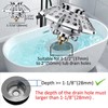 AzWzz Universal Tub Stopper Bathtub Drain Plug, Pop Up Tub