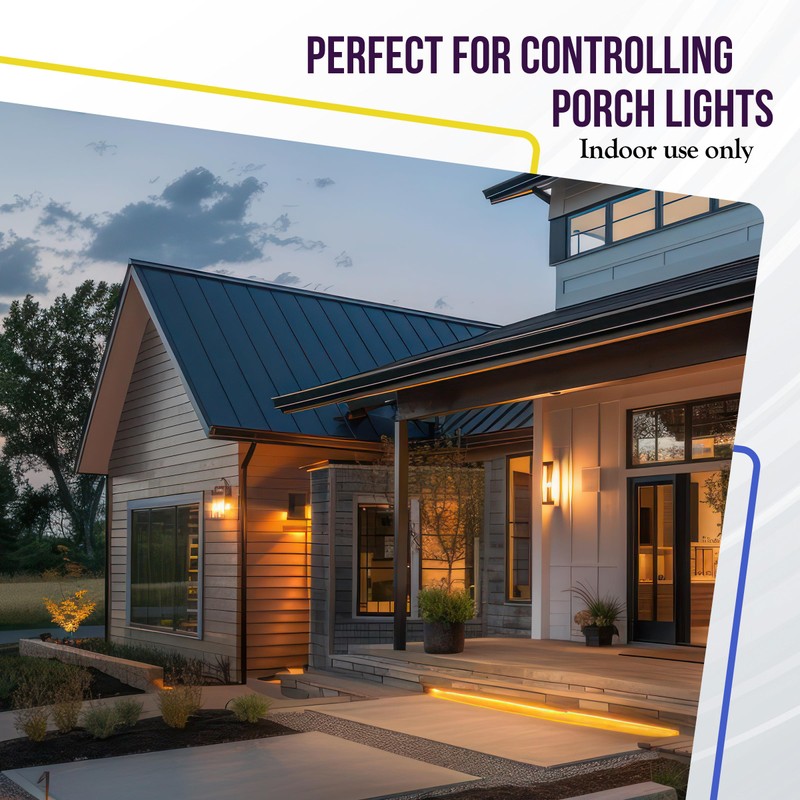 Enerlites HET01 7 Days Digital in-Wall Programmable Timer Switch with