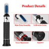 Seawater Salinity Refractometer,V-Resourcing Automatic Temperature Compensation Sea Water Salinity Measurer