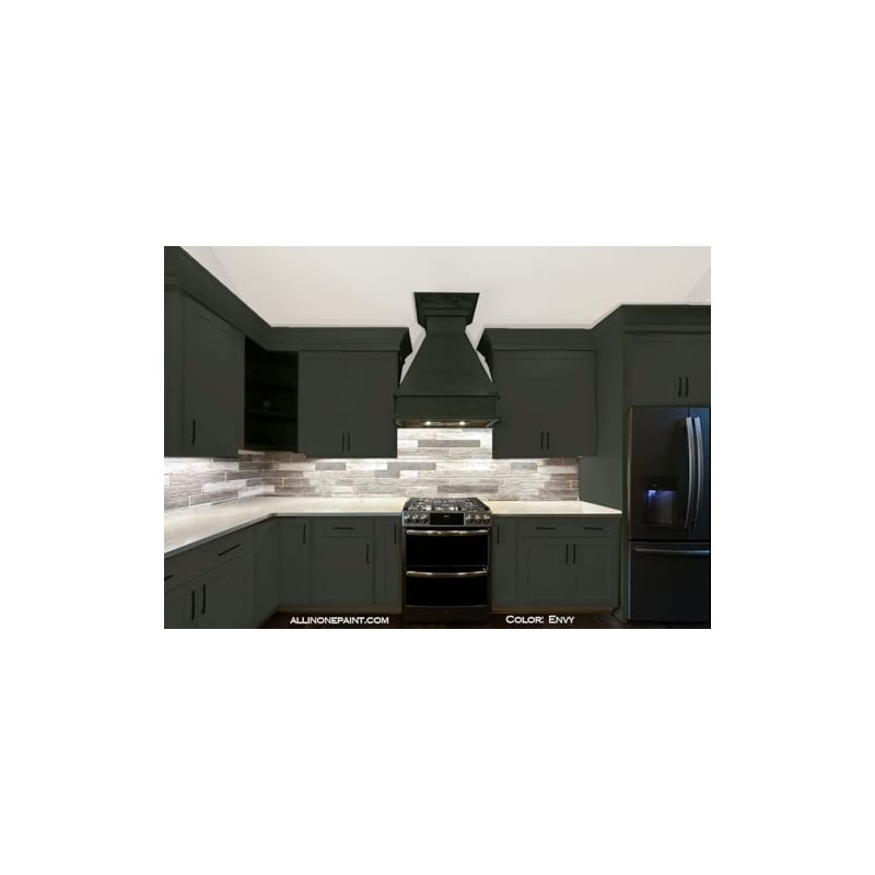 ALL-IN-ONE Paint, Envy (slate green), Quart - Durable cabinet and