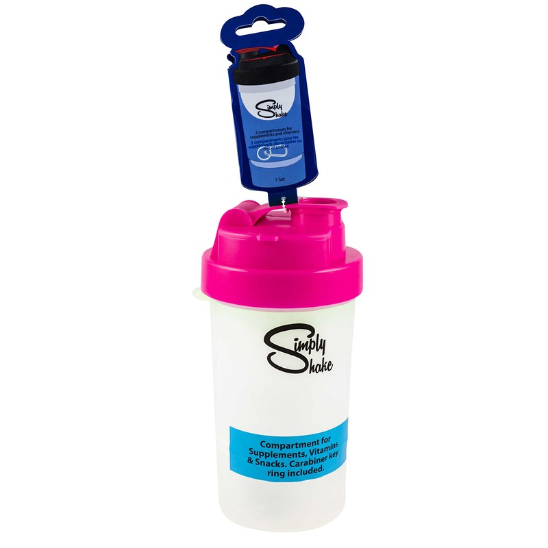 Simply Shake Bottle, 400 ML, 14 Ounces, Colors May Vary,