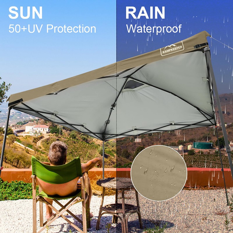 KAMPKEEPER Replacement Top Pop Up Canopy Tent Cover Roof with