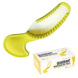 35 Quadrant Dental Bite Registration Impression Trays, 1 Box of 35 Bite Trays