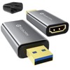 Reborn USB to HDMI Adapter, 1080P@60Hz USB 3.0 Male to