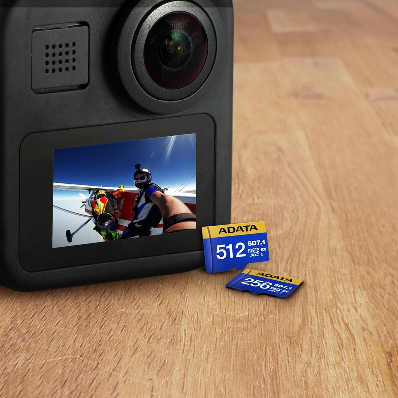 ADATA 256 GB Tarjeta de Memoria Premier Extreme MicroSDXC SD7.1