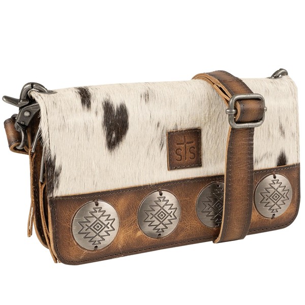 STS Ranchwear Vaquero Evie Organizer STS-34153 Western Zippered Leather Crossbody