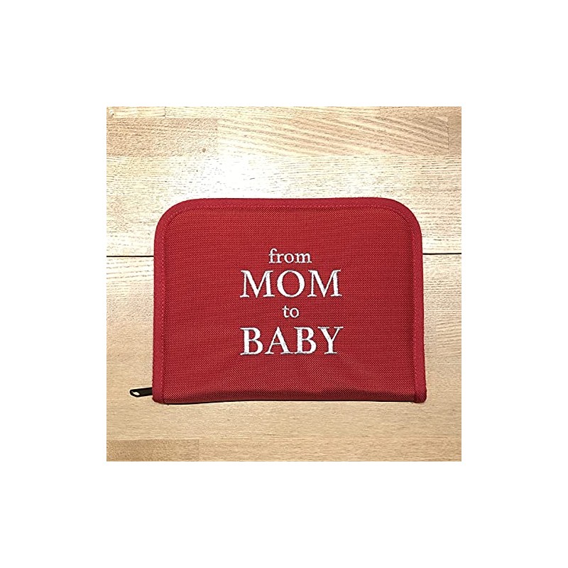 Instrumental Mother and Child Notebook Case, Red