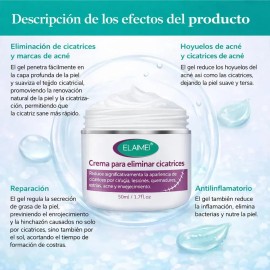 Crema Para Elimina Cicatrices Marcas Estrias Quemaduras Acne