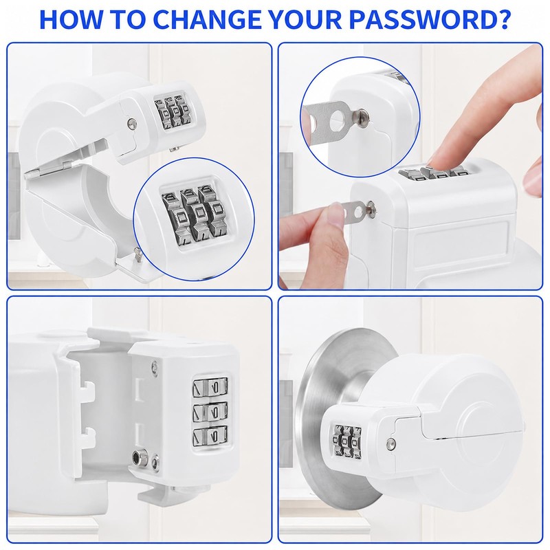 Door Knob Safety Cover Lock Child Proof Door Knob Lockout