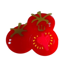 Novelty Tomato Claw Clip,Funny Acetate Claw Clip for Women,Fashion Hair Clips