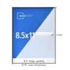 No Brand Mainstays 8.5x11 Front Loading Document Picture Frame, Black,