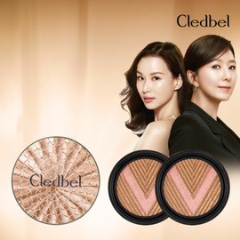 (Hyundai Home Shopping) Cledbel Glow Power Lift V Cushion (1 main product + 2 refills) / (현대홈쇼핑)끌레드벨 글로우파워 리프트 V쿠션본품1개+리필2개