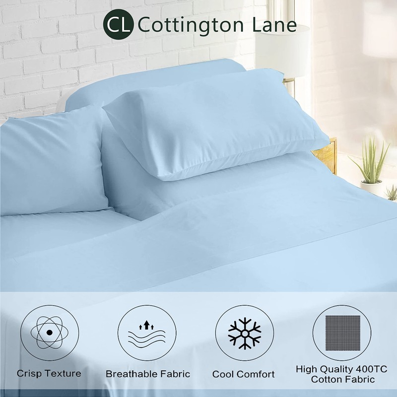 King Sheets Set for Adjustable Bed - 5 Pc Split