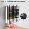 Shampoo and Conditioner Dispenser,Shower Dispenser 3 Chamber No Drill Wall-Mounted