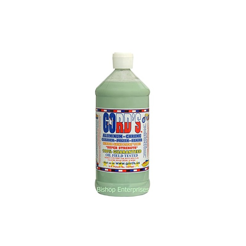Gord's Aluminum-Chrome-Metal/Cleaner-Polish-Sealer/ALL IN ONE 32 OZ.