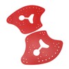 1 Pair Hand Paddles for Swim PP Silicone Adjustable Hand