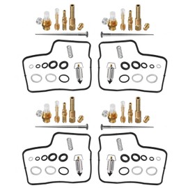 4 Packs of Carburetor Rebuild Kit for Honda 1984-1987 GL1200 Carb Repair Set Jets Gasket