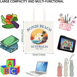 WCGXKO Bondi Beach Vacation Gift Australia Travel Gift Bondi Beach Australia Est 1851 Tote Bag (Bondi Tote CA)