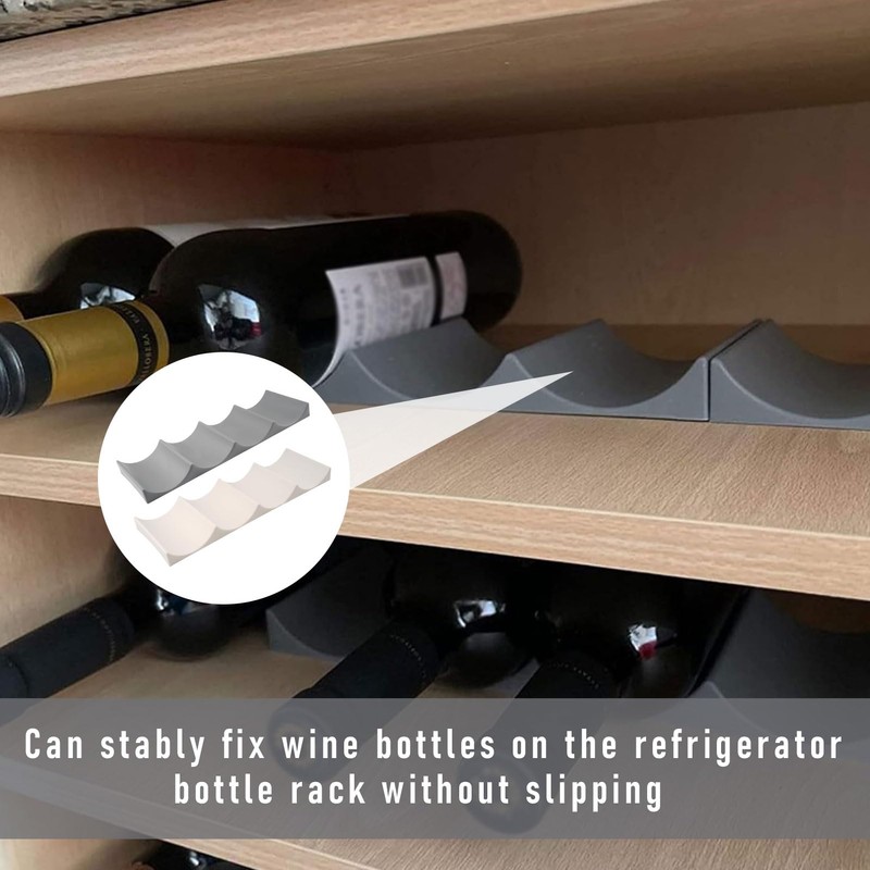 vcsjw Pack of 2 Bottle Holder Refrigerator, Bottle Rack Fridge