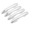 4PCS Exterior Door Handle Cover Trim ABS Chrome Self Adhesive