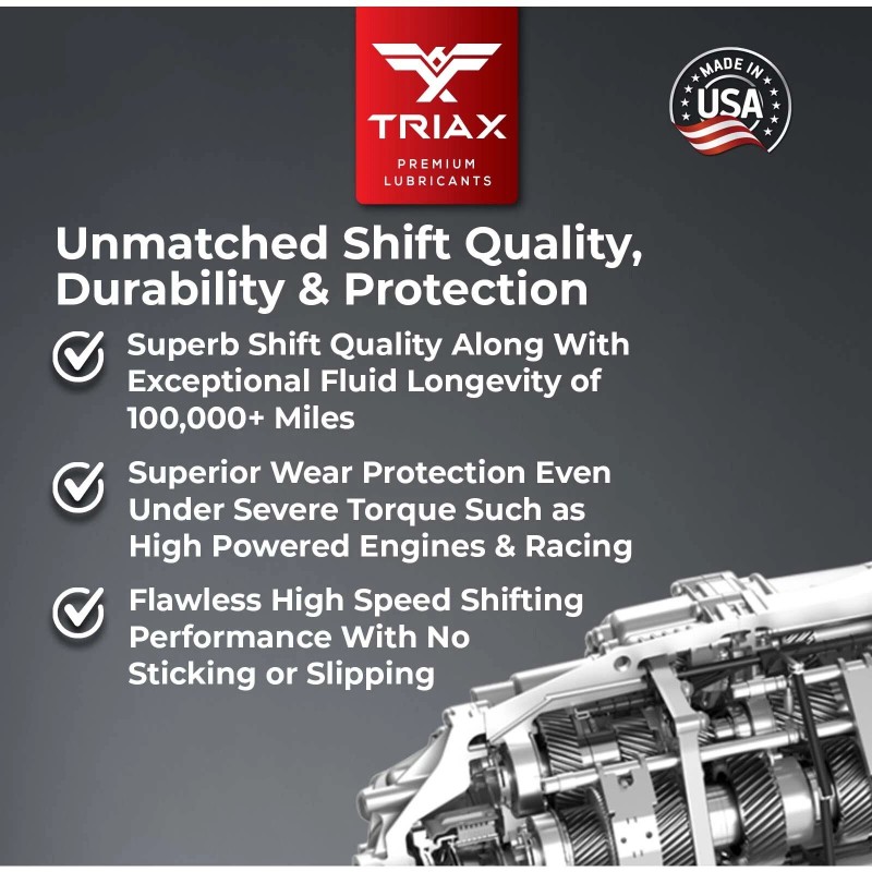 TRIAX DCT ATF Dual Clutch Full Synthetic, Lifetime Fill (1