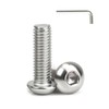 5/16-18 x 2-1/4'' (10 Pack) Button Head Hex Socket Cap