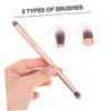 PACKOVE 24Pcs Dual Ended Eye Shadow Brush for Women Lightweight