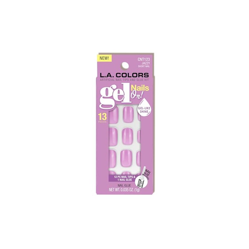 L.A. COLORS Gel Nails On!, Jazzy CNT123W