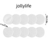 jollylife 10-Piece Round Makeup Puff Set - Soft Cotton Powder
