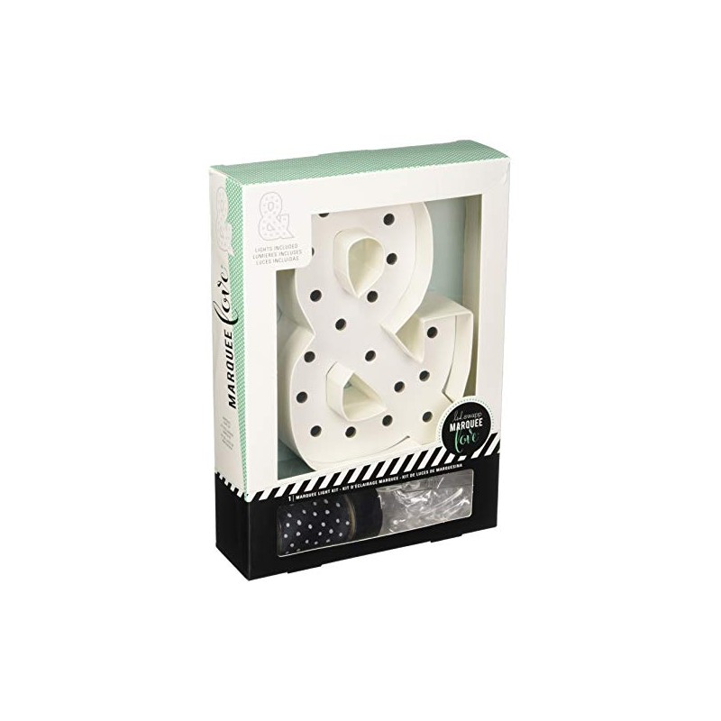 American Crafts Marquee Kits, White