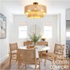 Hamilyeah 20 inch Boho Flush Mount Ceiling Light Fixture Double