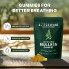 Mullein Lung Detox Gummies for Respiratory Health Pear Flavored Chewable