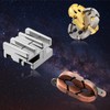 Brain Teaser Metal Puzzle Toys 3D Unfasten Interlocking Puzzle Games