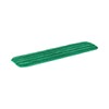 Medline Microfiber Advantage Sweep Wet/Dry Mop, Green, 18", Pack of