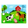 Whimsical Practicality Farm Animals Edible Icing Image (1/4 Sheet) -