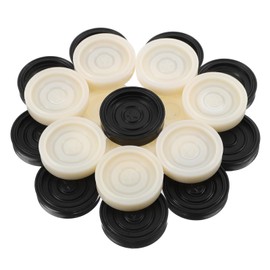 JOINPAYA Backgammon Pieces: 24pcs Replacement Checkers Board Game Pieces Draught Pieces Board Game Playing Game Chips for Universal Board Game Accessory