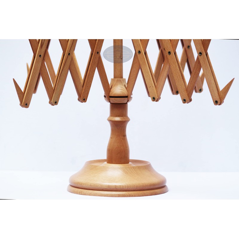 Wooden Umbrella Swift Yarn Winder Table Yarn Beech Wool Winder