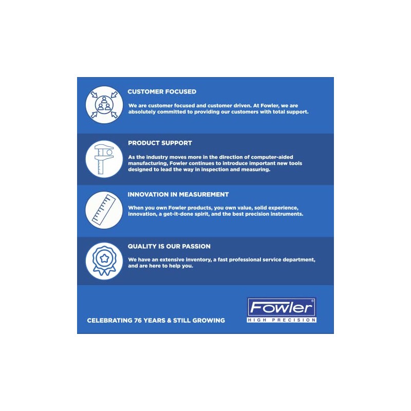 Fowler 52-010-005-0 Caliper Accessory Kit for 4-12 Calipers